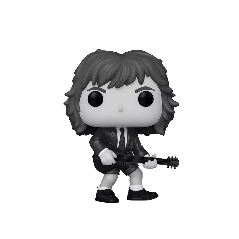 Rocks Pop Albums Deluxe Back In Black AC/DC B&W exclu